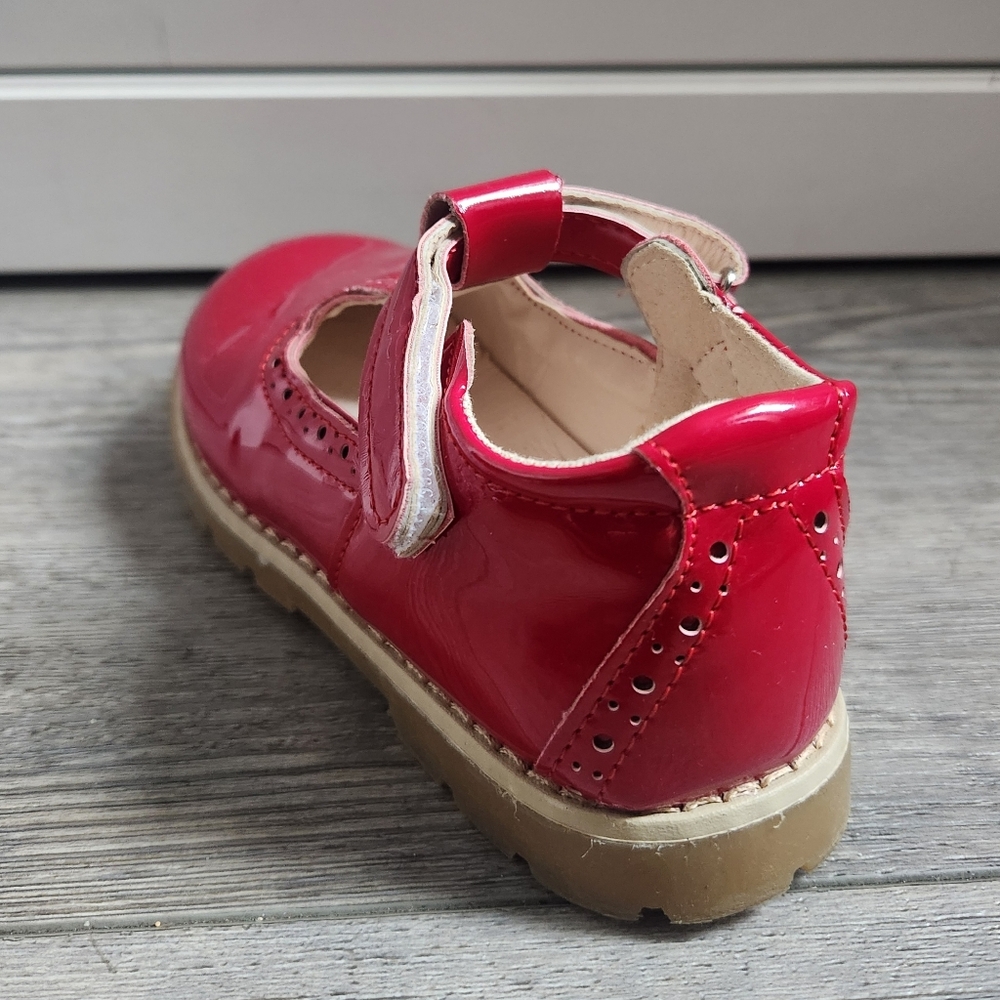 Chic Red Kids Dress Shoes - Picture 2 of 11
